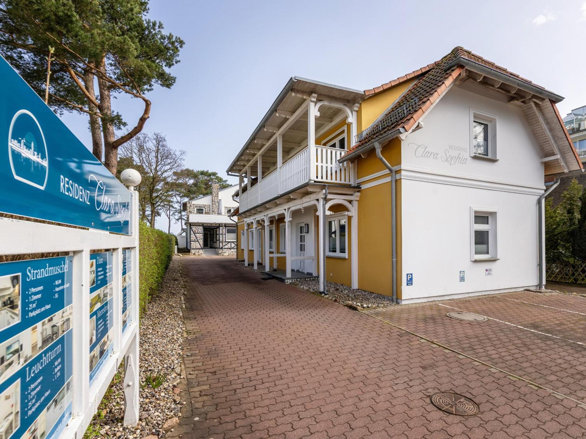 Ferienwohnung Meeresrauschen In Der Residenz Clara Sophia Binz Eksteriør bilde
